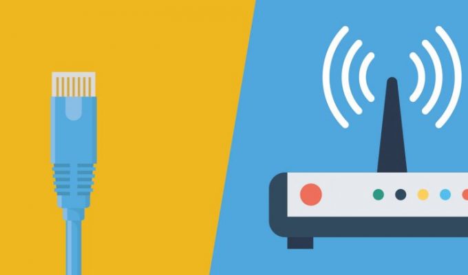 Red WLAN o LAN infografia