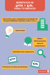 Beneficios .SRL & .LTDA infografia